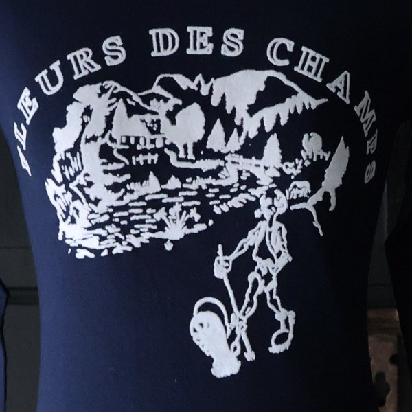 画像8: Dead Stock / TILT フルール・デ・シャン プリント ロングスリーブ TEE