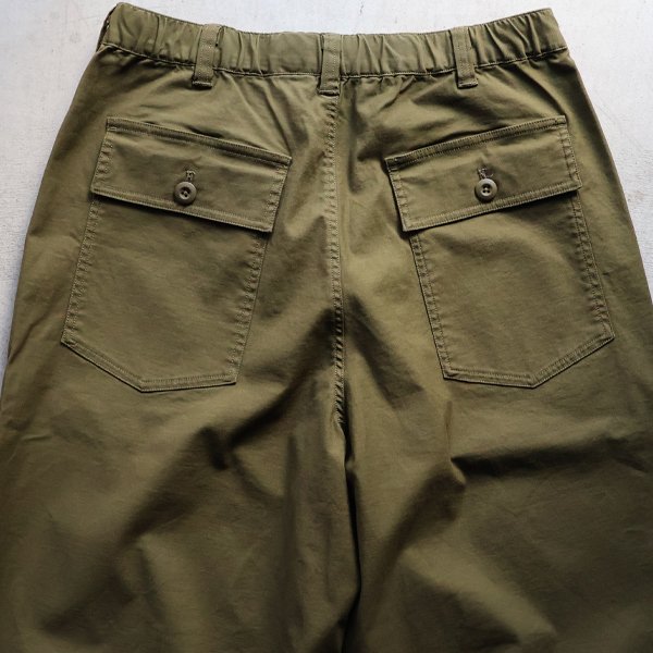 画像17: バックサテン 1タック ベイカー カーヴド イージーパンツ【送料無料】/ Audience