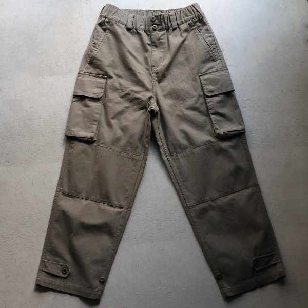 画像7: ヘリンボンツイル M-47 ARMY カーゴ イージーパンツ【送料無料】/ Audience