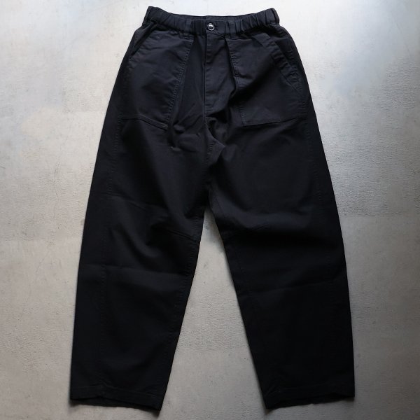 画像8: バックサテン 1タック ベイカー カーヴド イージーパンツ【送料無料】/ Audience