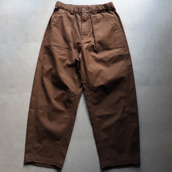 画像6: バックサテン 1タック ベイカー カーヴド イージーパンツ【送料無料】/ Audience