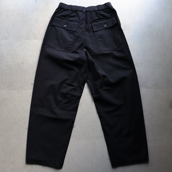 画像9: バックサテン 1タック ベイカー カーヴド イージーパンツ【送料無料】/ Audience