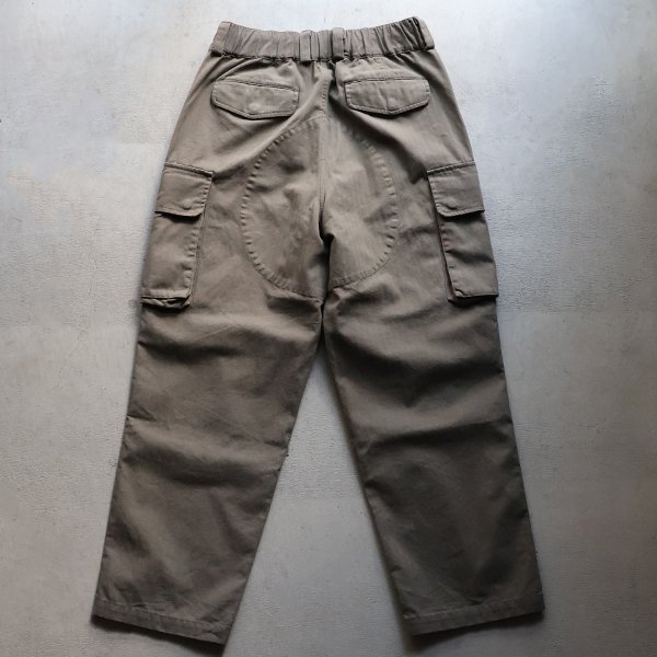 画像8: ヘリンボンツイル M-47 ARMY カーゴ イージーパンツ【送料無料】/ Audience