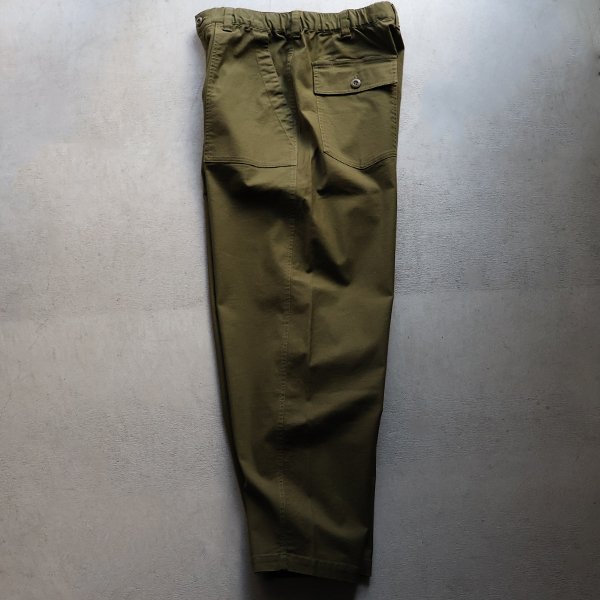 画像11: バックサテン 1タック ベイカー カーヴド イージーパンツ【送料無料】/ Audience