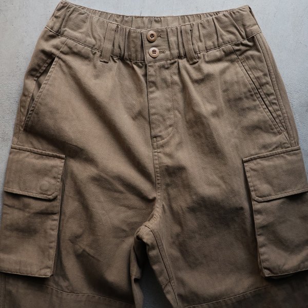 画像15: ヘリンボンツイル M-47 ARMY カーゴ イージーパンツ【送料無料】/ Audience