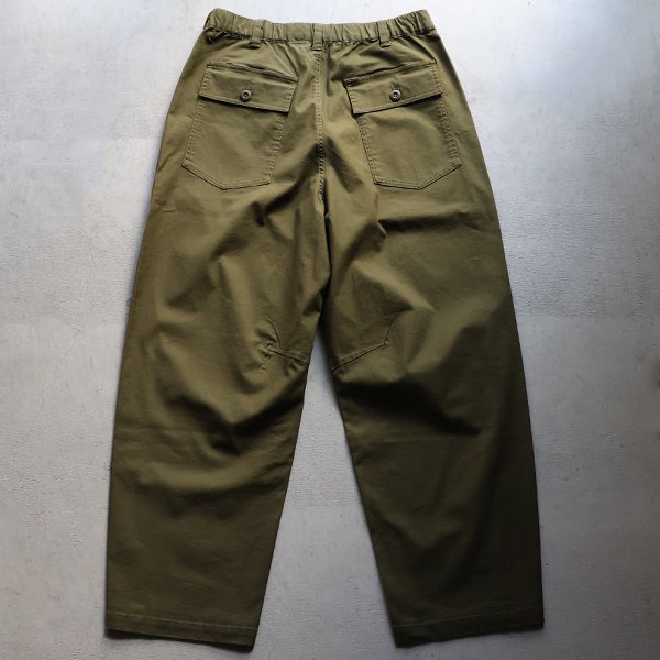 画像13: バックサテン 1タック ベイカー カーヴド イージーパンツ【送料無料】/ Audience