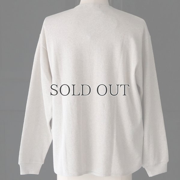 画像8: 「和歌山」 空紡糸(オープンエンド) ハニカムニット (9オンス) ノーカラー ARMY カーディガン【MADE IN JAPAN】『日本製』 / Upscape Audience