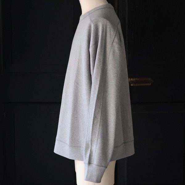 画像10: 「和歌山」 空紡糸(オープンエンド) ハニカムニット (9オンス) クルーネック ミリタリースリーブ 長袖 ニットソー【MADE IN JAPAN】『日本製』 / Upscape Audience