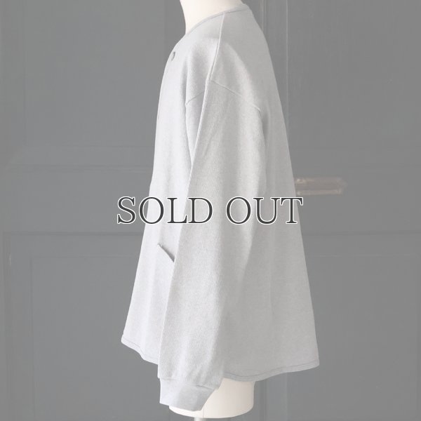 画像3: 「和歌山」 空紡糸(オープンエンド) ハニカムニット (9オンス) ノーカラー ARMY カーディガン【MADE IN JAPAN】『日本製』 / Upscape Audience