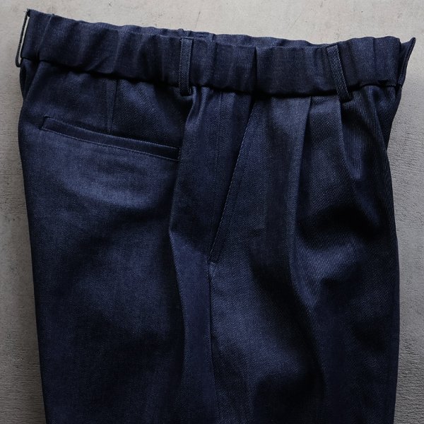 画像15: 「備中備後」 10オンス セルヴィッチ 白耳ストレッチデニム 2タック ワイド イージーパンツ【MADE IN JAPAN】『日本製』【送料無料】/ Upscape Audience