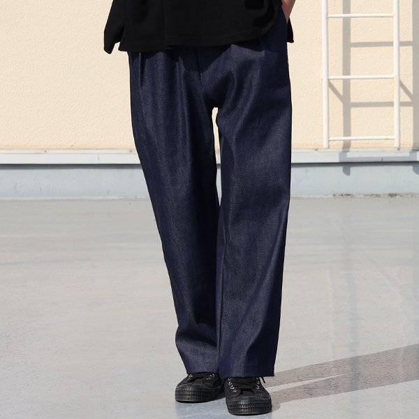 画像4: 「備中備後」 10オンス セルヴィッチ 白耳ストレッチデニム 2タック ワイド イージーパンツ【MADE IN JAPAN】『日本製』【送料無料】/ Upscape Audience