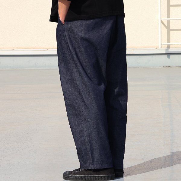 画像5: 「備中備後」 10オンス セルヴィッチ 白耳ストレッチデニム 2タック ワイド イージーパンツ【MADE IN JAPAN】『日本製』【送料無料】/ Upscape Audience