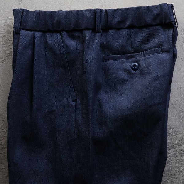 画像14: 「備中備後」 10オンス セルヴィッチ 白耳ストレッチデニム 2タック ワイド イージーパンツ【MADE IN JAPAN】『日本製』【送料無料】/ Upscape Audience