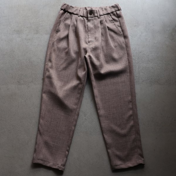 画像8: Naturemier TM (ナチュレミア)　TECH リネンライク メランジクロス 2タック イージー テーパードパンツ【MADE IN JAPAN】『日本製』【送料無料】/ Upscape Audience