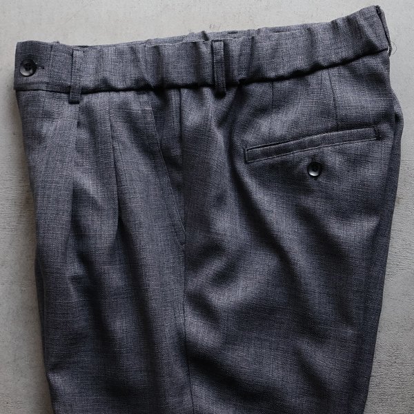 画像18: Naturemier TM (ナチュレミア)　TECH リネンライク メランジクロス 2タック イージー テーパードパンツ【MADE IN JAPAN】『日本製』【送料無料】/ Upscape Audience