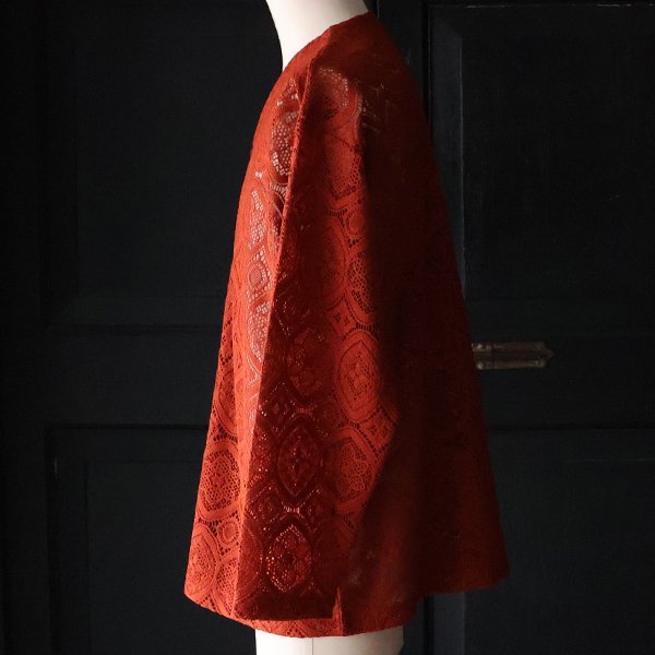 画像14: 「北陸」杢調ジャガードレース 長袖 ベース ボールカーディガン【MADE IN JAPAN】『日本製』/ Upscape Audience