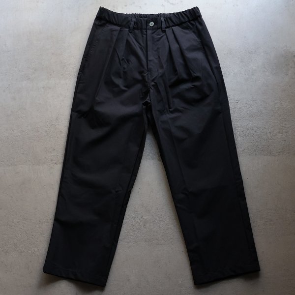 画像2: 「遠州」綿ナイロン高密度ギャバ 2タック ワイド イージーパンツ【MADE IN JAPAN】『日本製』【送料無料】/ Upscape Audience