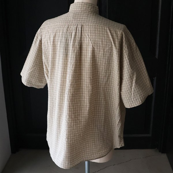 画像17: 播州織 ドビーミニチェック レギュラーカラー ボクシーAライン ハーフスリーブ ワーク シャツ【MADE IN JAPAN】『日本製』/ Upscape Audience