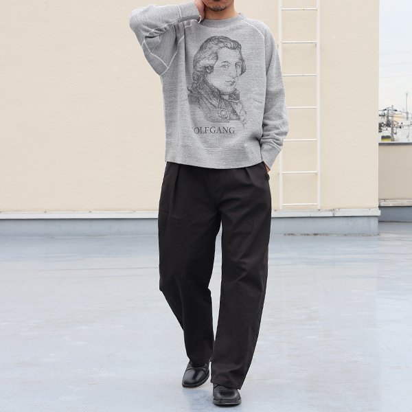 画像7: 「遠州」ヴィンテージツイル 1タック カーヴド イージーパンツ【MADE IN JAPAN】『日本製』【送料無料】/ Upscape Audience