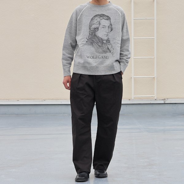 画像5: 19/7吊編裏毛 Wolfgangプリント ラグランスウェット【MADE IN TOKYO】『東京製』/ Upscape Audience 
