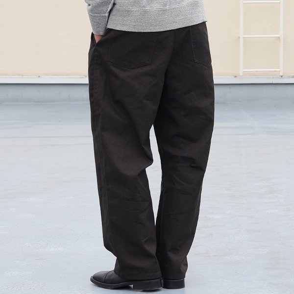 画像5: 「遠州」ヴィンテージツイル 1タック カーヴド イージーパンツ【MADE IN JAPAN】『日本製』【送料無料】/ Upscape Audience