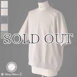 VORTEX 8オンス (MVS天竺) スウェットライク Vガゼット クルーネック ハーフスリーブ バルーン Tシャツ【MADE IN JAPAN】『日本製』/ Upscape Audience