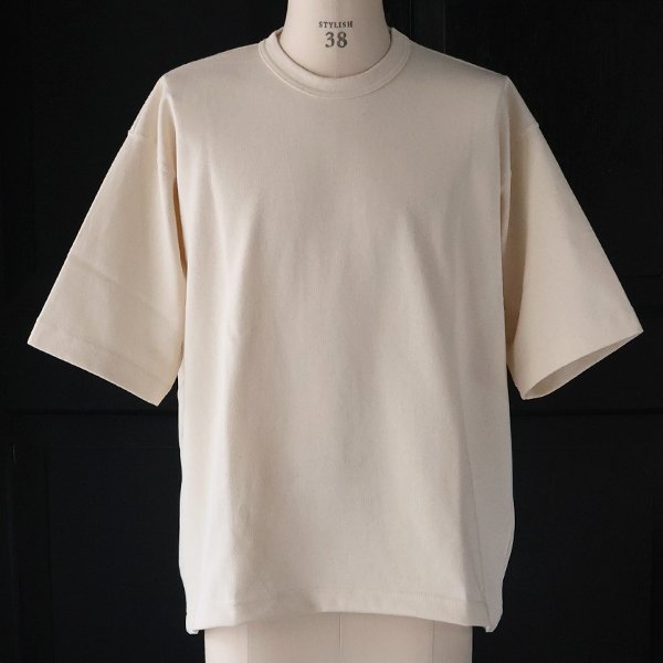 画像19: Basque 10オンス ( バスク天竺 ) フレンチ ボーダー クルーネック ハーフスリーブ バルーンTシャツ【MADE IN JAPAN】『日本製』/ Upscape Audience