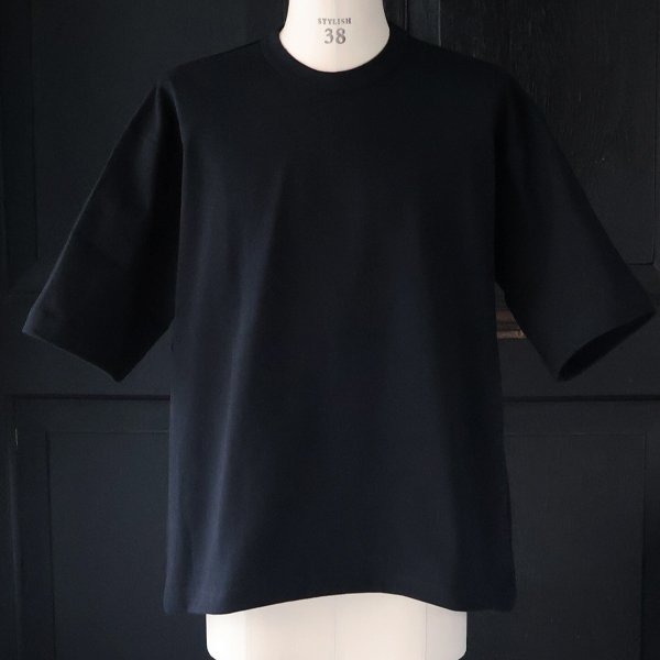 画像7: Basque 10オンス ( バスク天竺 ) フレンチ ボーダー クルーネック ハーフスリーブ バルーンTシャツ【MADE IN JAPAN】『日本製』/ Upscape Audience