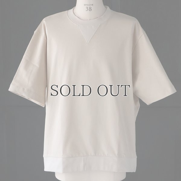 画像9: VORTEX 8オンス (MVS天竺) スウェットライク Vガゼット クルーネック ハーフスリーブ バルーン Tシャツ【MADE IN JAPAN】『日本製』/ Upscape Audience