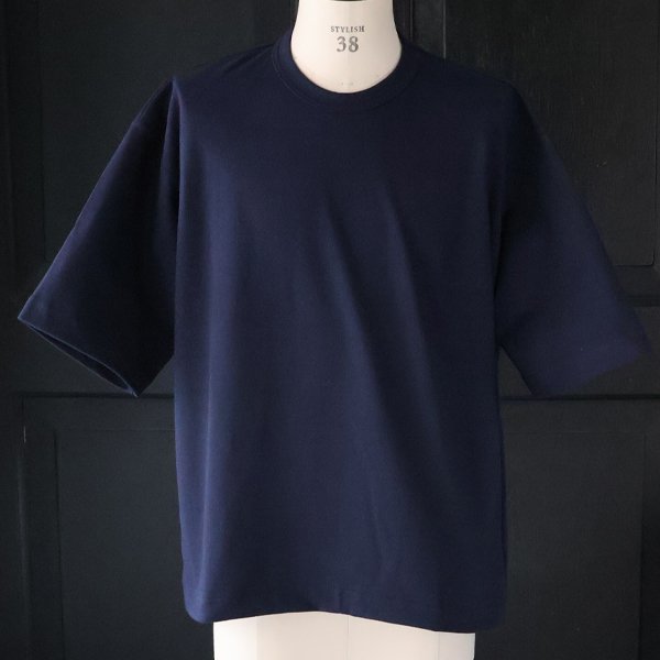 画像5: Basque 10オンス ( バスク天竺 ) フレンチ ボーダー クルーネック ハーフスリーブ バルーンTシャツ【MADE IN JAPAN】『日本製』/ Upscape Audience