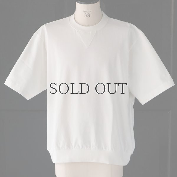 画像5: VORTEX 8オンス (MVS天竺) スウェットライク Vガゼット クルーネック ハーフスリーブ バルーン Tシャツ【MADE IN JAPAN】『日本製』/ Upscape Audience