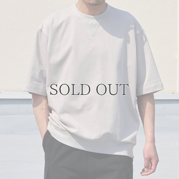 画像3: VORTEX 8オンス (MVS天竺) スウェットライク Vガゼット クルーネック ハーフスリーブ バルーン Tシャツ【MADE IN JAPAN】『日本製』/ Upscape Audience