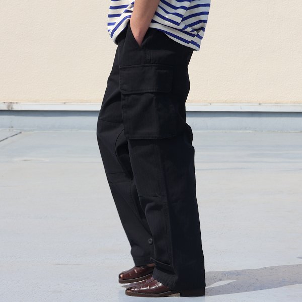 画像4: ヘリンボンツイル M-47 ARMY カーゴ イージーパンツ【送料無料】/ Audience