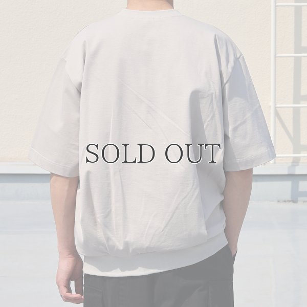 画像4: VORTEX 8オンス (MVS天竺) スウェットライク Vガゼット クルーネック ハーフスリーブ バルーン Tシャツ【MADE IN JAPAN】『日本製』/ Upscape Audience