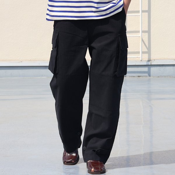 画像3: ヘリンボンツイル M-47 ARMY カーゴ イージーパンツ【送料無料】/ Audience