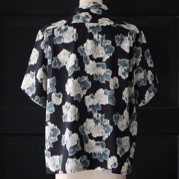 画像22: 「丹後」 ライトアムンゼン(梨地) ジャパニーズ カスリライクプリント オープンカラー ハーフスリーブシャツ【MADE IN JAPAN】『日本製』/ Upscape Audience