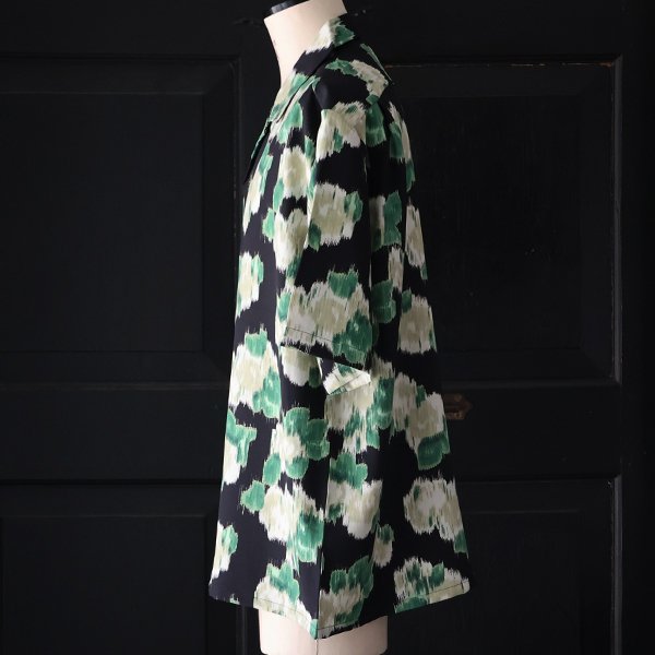 画像30: 「丹後」 ライトアムンゼン(梨地) ジャパニーズ カスリライクプリント オープンカラー ハーフスリーブシャツ【MADE IN JAPAN】『日本製』/ Upscape Audience