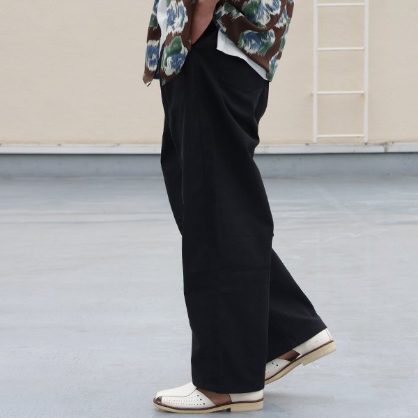 画像4: 「遠州」ヴィンテージツイル 1タック カーヴド イージーパンツ【MADE IN JAPAN】『日本製』/ Upscape Audience【一部ご予約・2026年2月上旬〜下旬入荷予定】