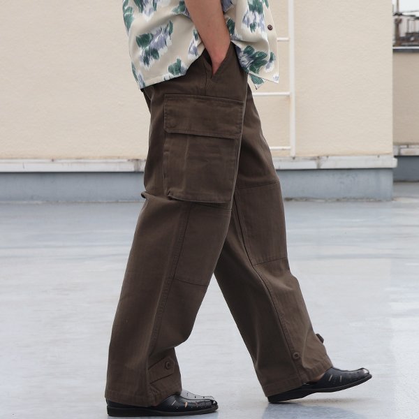 画像22: ヘリンボンツイル M-47 ARMY カーゴ イージーパンツ【送料無料】/ Audience