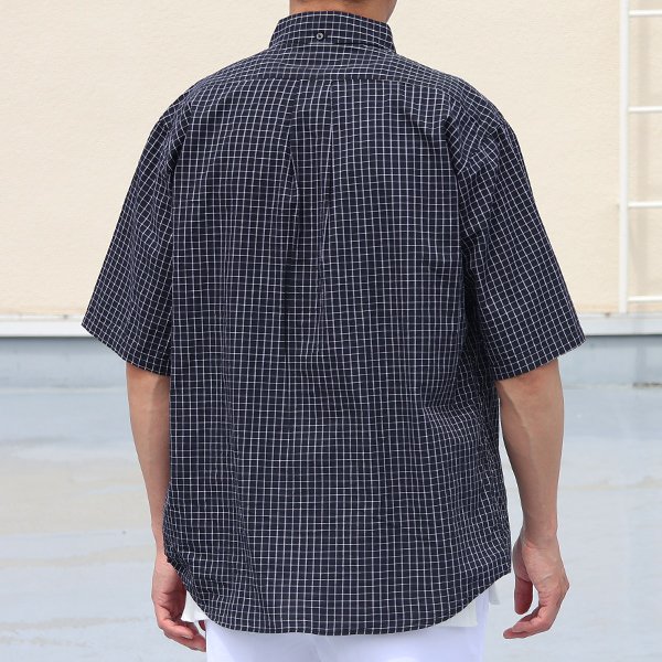 画像13: 日本製 ワンウォッシュ ボタンダウン 半袖 テーパードシャツ【MADE IN JAPAN】『日本製』/ Upscape Audience