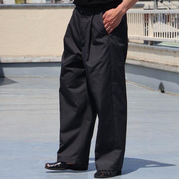画像6: 「遠州」NANO-WING® (ナノ-ウィング) 撥水 T/Cウェザー 1タック ワイド バレル イージーパンツ【MADE IN JAPAN】『日本製』【送料無料】/ Upscape Audience