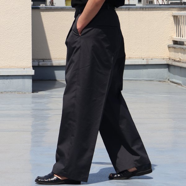 画像4: 「遠州」NANO-WING® (ナノ-ウィング) 撥水 T/Cウェザー 1タック ワイド バレル イージーパンツ【MADE IN JAPAN】『日本製』【送料無料】/ Upscape Audience