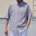 画像6: 日本製 ワンウォッシュ ボタンダウン 半袖 テーパードシャツ【MADE IN JAPAN】『日本製』/ Upscape Audience