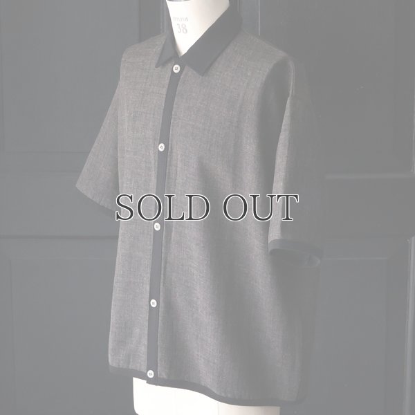 画像7: NaturemierTM(ナチュレミア)TECH リネンライクメランジツイル ハーフスリーブ ポロ カーディガン【MADE IN JAPAN】『日本製』/ Upscape Audience