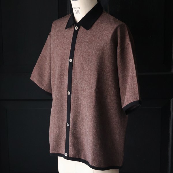 画像5: NaturemierTM(ナチュレミア)TECH リネンライクメランジツイル ハーフスリーブ ポロ カーディガン【MADE IN JAPAN】『日本製』/ Upscape Audience