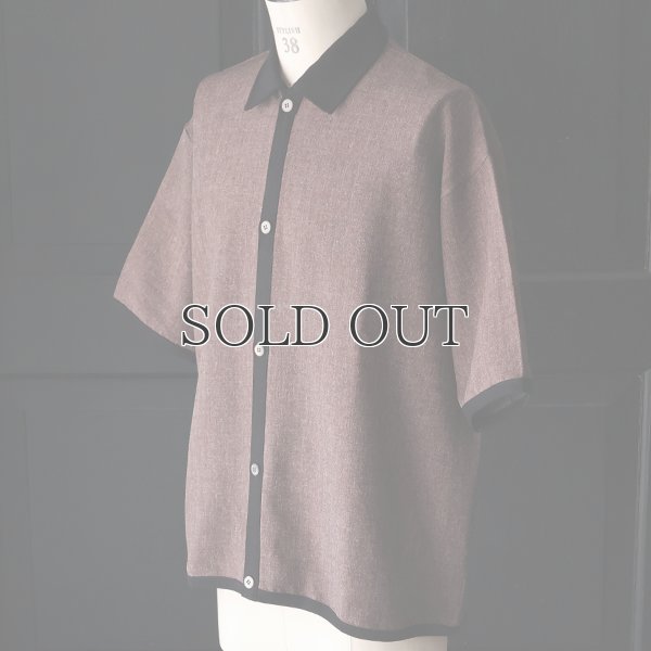 画像5: NaturemierTM(ナチュレミア)TECH リネンライクメランジツイル ハーフスリーブ ポロ カーディガン【MADE IN JAPAN】『日本製』/ Upscape Audience