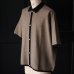 画像3: NaturemierTM(ナチュレミア)TECH リネンライクメランジツイル ハーフスリーブ ポロ カーディガン【MADE IN JAPAN】『日本製』/ Upscape Audience