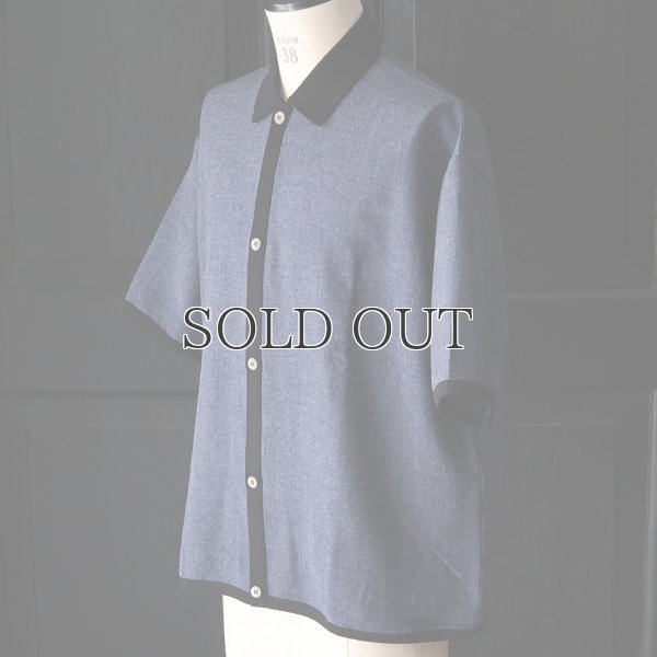 画像9: NaturemierTM(ナチュレミア)TECH リネンライクメランジツイル ハーフスリーブ ポロ カーディガン【MADE IN JAPAN】『日本製』/ Upscape Audience