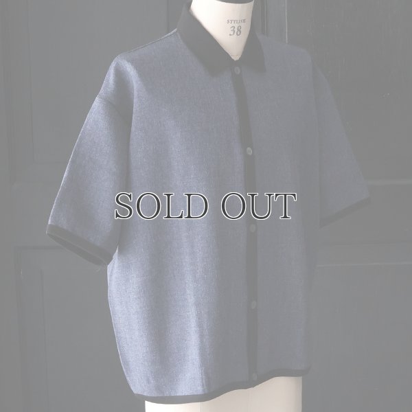 画像12: NaturemierTM(ナチュレミア)TECH リネンライクメランジツイル ハーフスリーブ ポロ カーディガン【MADE IN JAPAN】『日本製』/ Upscape Audience