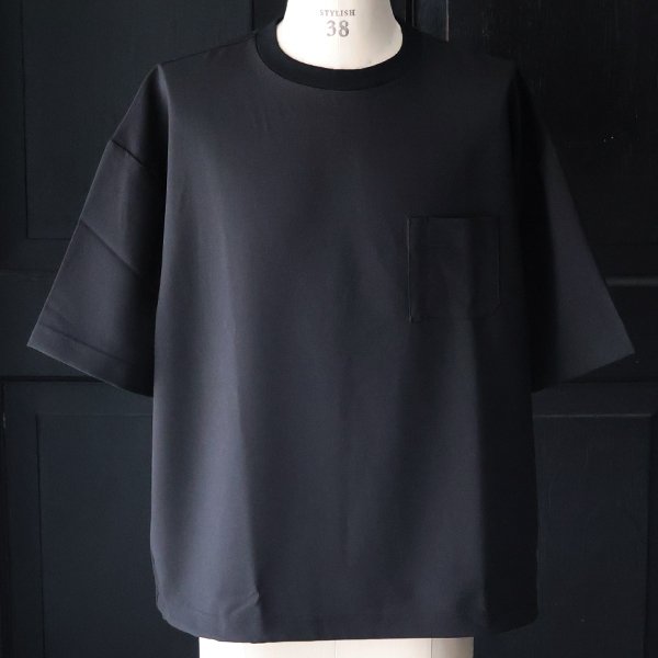 画像15: Naturemier TM (ナチュレミア) TECH リネンライク トロワッシャー ドローコードバルーン クルーネック ハーフスリーブシャツ【MADE IN JAPAN】『日本製』/ Upscape Audience